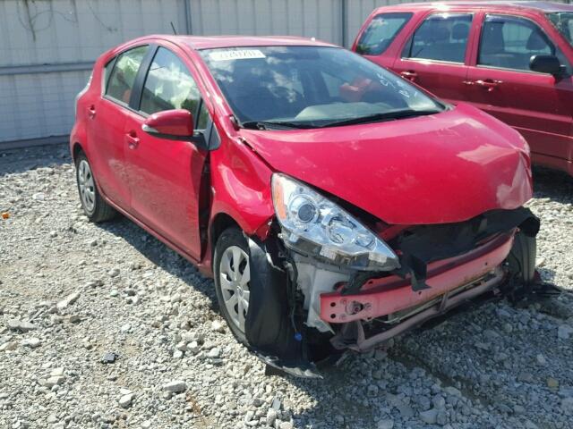 JTDKDTB35D1550848 - 2013 TOYOTA PRIUS C RED photo 1