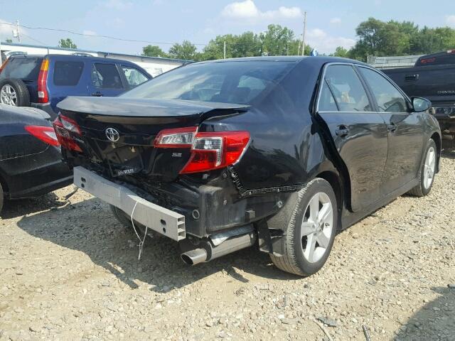 4T1BF1FK5EU859277 - 2014 TOYOTA CAMRY BLACK photo 4