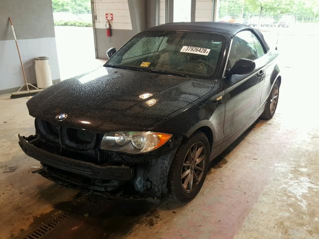 WBAUL7C52AVE86792 - 2010 BMW 128 I BLACK photo 2