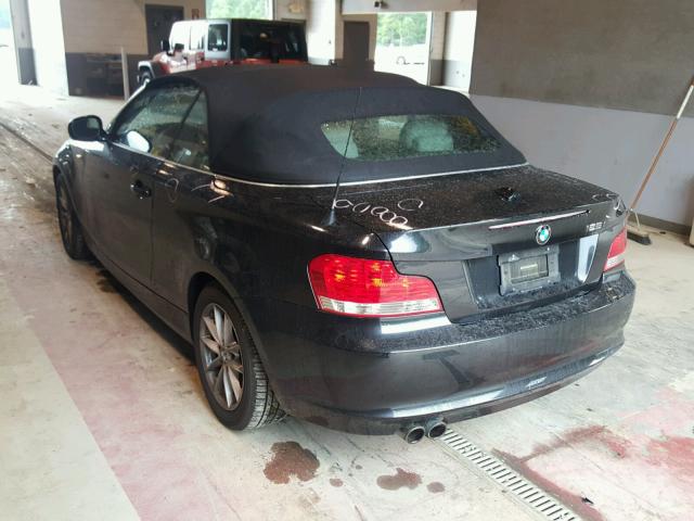 WBAUL7C52AVE86792 - 2010 BMW 128 I BLACK photo 3