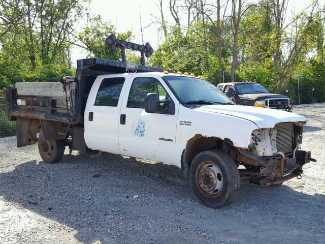 1FDXW46F81EB93403 - 2001 FORD F450 SUPER WHITE photo 1