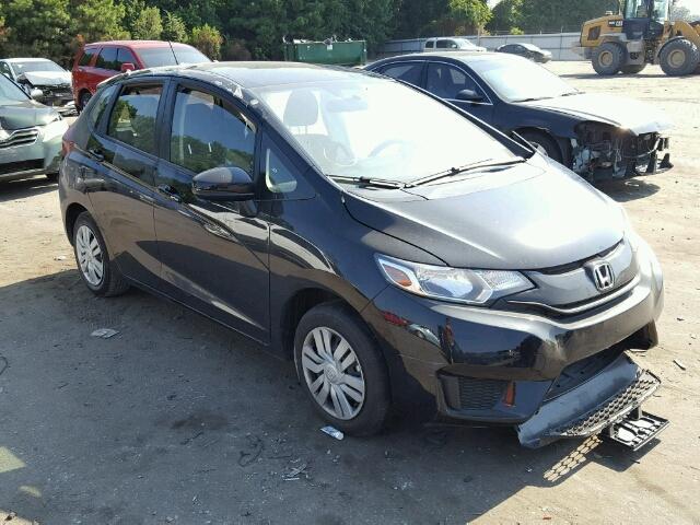 JHMGK5H54HS017095 - 2017 HONDA FIT LX BLACK photo 1