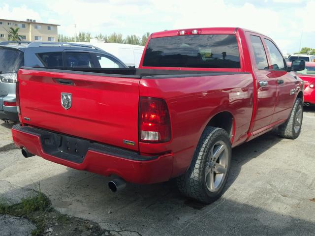 1C6RR6FT0DS562631 - 2013 RAM 1500 ST RED photo 4