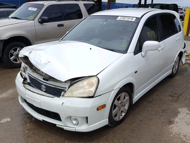 JS2RC61H365350150 - 2006 SUZUKI AERIO PREM WHITE photo 2