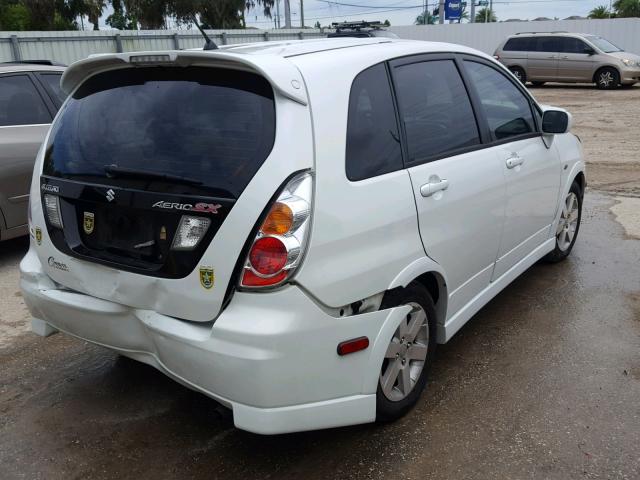 JS2RC61H365350150 - 2006 SUZUKI AERIO PREM WHITE photo 4