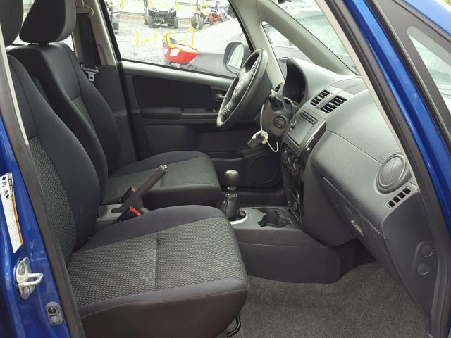 JS2YB5A46D6100642 - 2013 SUZUKI SX4 TECHNO BLUE photo 5