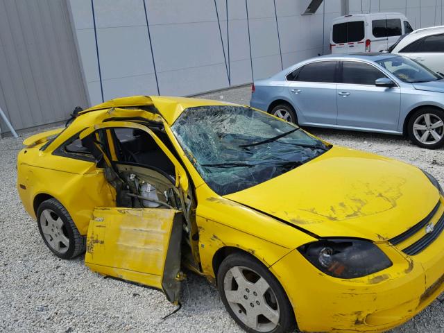 1G1AM15B977373413 - 2007 CHEVROLET COBALT SS YELLOW photo 9