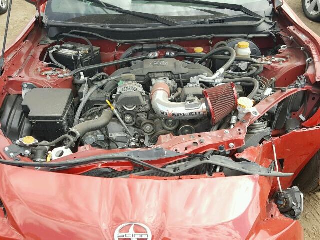 JF1ZNAA18D1704071 - 2013 TOYOTA SCION FR-S წითელი ფოტო 7