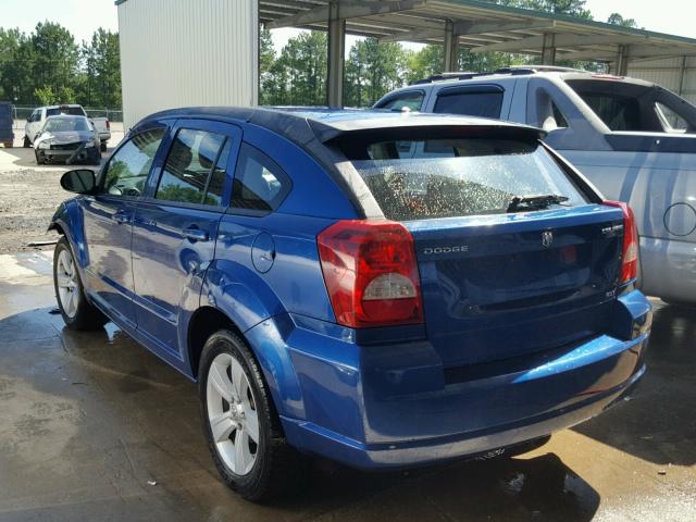 1B3CB4HA5AD590218 - 2010 DODGE CALIBER SX BLUE photo 3