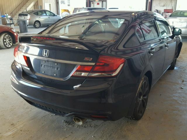 2HGFB6E58DH701397 - 2013 HONDA CIVIC SI BLACK photo 4