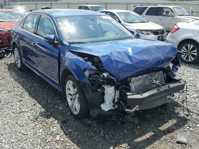 1VWCT7A30HC041113 - 2017 VOLKSWAGEN PASSAT SEL BLUE photo 1