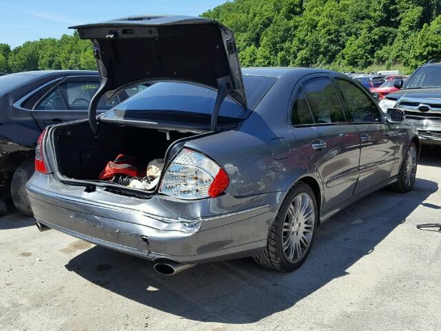 WDBUF87XX8B309300 - 2008 MERCEDES-BENZ E 350 4MAT GRAY photo 4