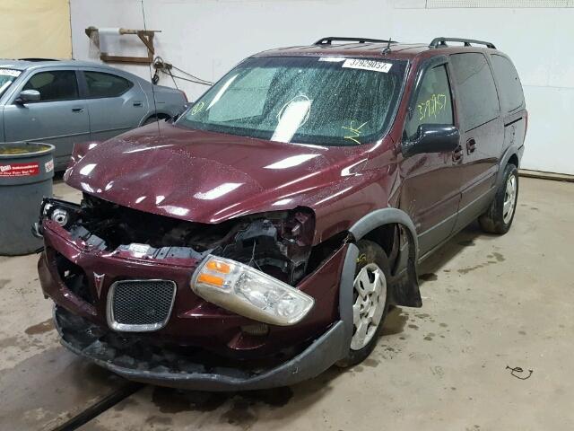 1GMDV23158D164721 - 2008 PONTIAC MONTANA SV MAROON photo 2