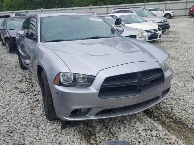 2C3CDXAT1EH367046 - 2014 DODGE CHARGER PO GRAY photo 1