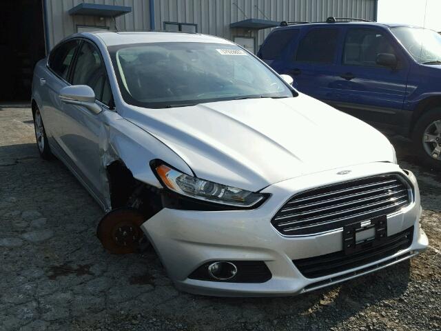 3FA6P0HR5DR123880 - 2013 FORD FUSION SILVER photo 1