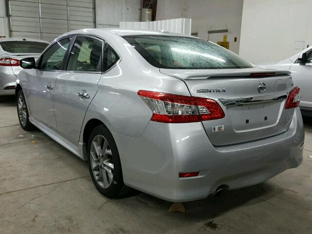 3N1AB7AP3FY320529 - 2015 NISSAN SENTRA S SILVER photo 3