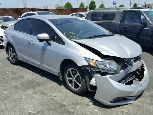 2HGFB2F75FH552698 - 2015 HONDA CIVIC SE SILVER photo 1