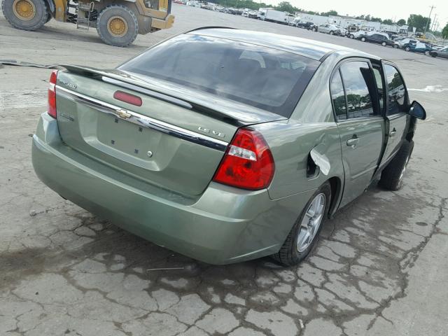 1G1ZT54895F233058 - 2005 CHEVROLET MALIBU LS GREEN photo 4
