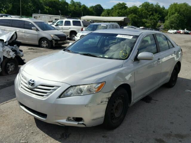 4T1BE46K67U588818 - 2007 TOYOTA CAMRY NEW SILVER photo 2