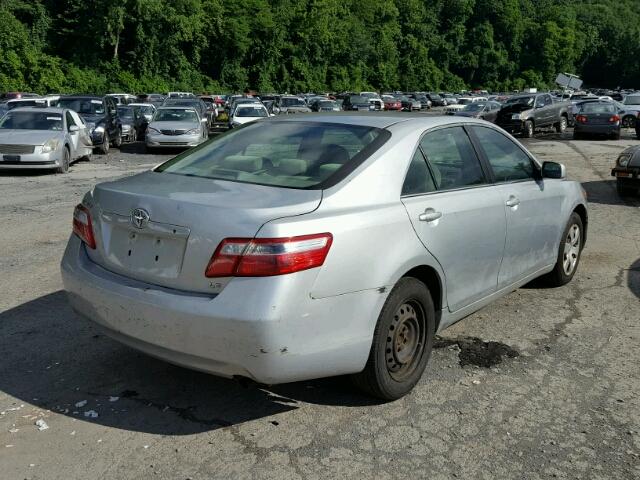 4T1BE46K67U588818 - 2007 TOYOTA CAMRY NEW SILVER photo 4