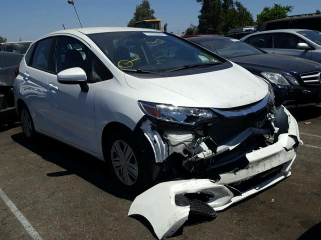 3HGGK5H42JM726682 - 2018 HONDA FIT LX WHITE photo 1