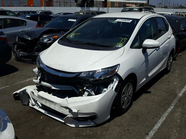 3HGGK5H42JM726682 - 2018 HONDA FIT LX WHITE photo 2