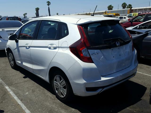 3HGGK5H42JM726682 - 2018 HONDA FIT LX WHITE photo 3