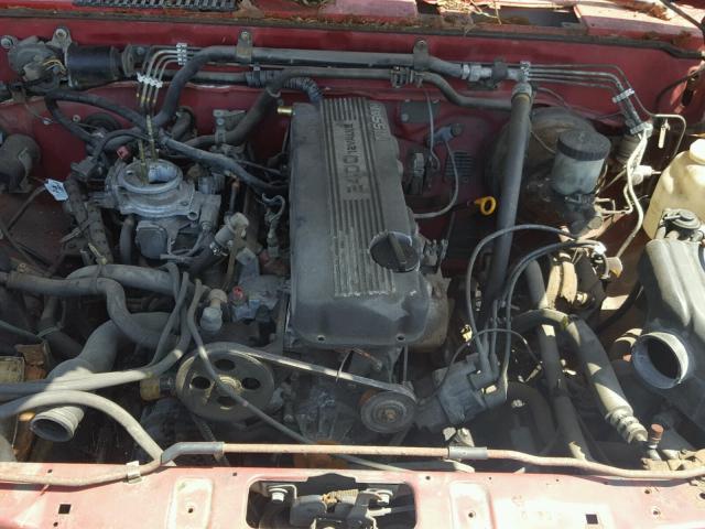 1N6SD11S1MC302238 - 1991 NISSAN TRUCK SHOR RED photo 7