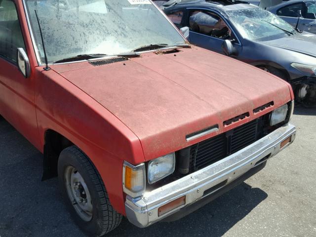 1N6SD11S1MC302238 - 1991 NISSAN TRUCK SHOR RED photo 9