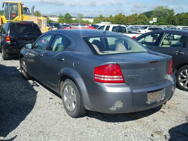 1B3LC46K18N613278 - 2008 DODGE AVENGER SE TEAL photo 3