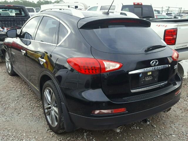 JN1AJ0HR9BM851071 - 2011 INFINITI EX35 BASE BLACK photo 3