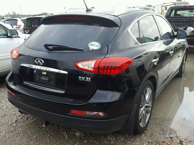 JN1AJ0HR9BM851071 - 2011 INFINITI EX35 BASE BLACK photo 4