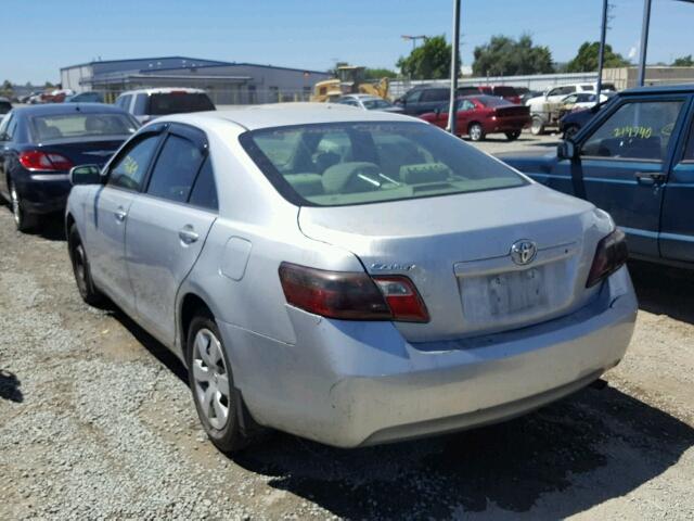 4T1BE46K97U539807 - 2007 TOYOTA CAMRY NEW SILVER photo 3