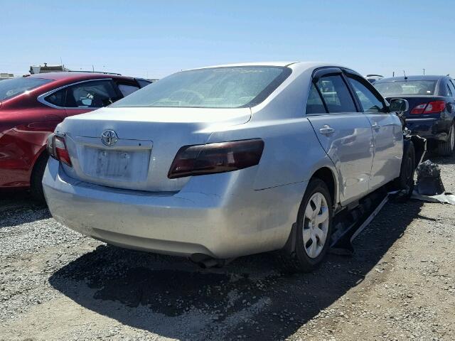 4T1BE46K97U539807 - 2007 TOYOTA CAMRY NEW SILVER photo 4