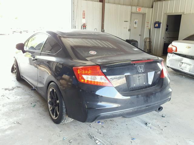 2HGFG4A52CH701065 - 2012 HONDA CIVIC SI BLACK photo 3