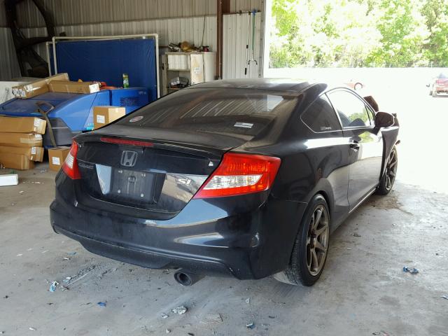 2HGFG4A52CH701065 - 2012 HONDA CIVIC SI BLACK photo 4