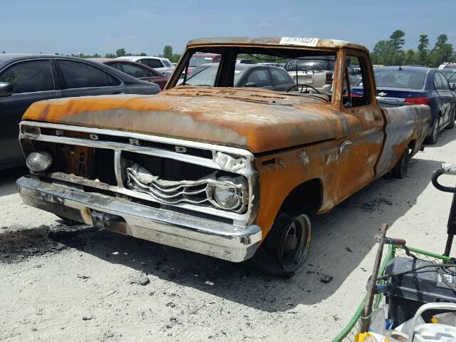 F10GKT63745 - 1974 FORD PICK UP BURN photo 2