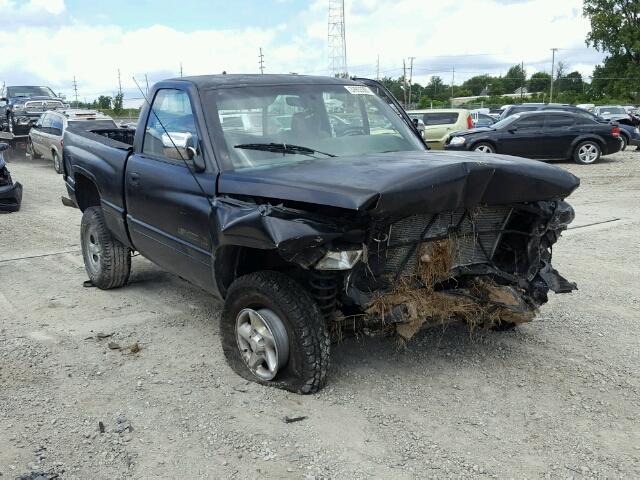 1B7HF16Y5VS177384 - 1997 DODGE RAM 1500 BLACK photo 1