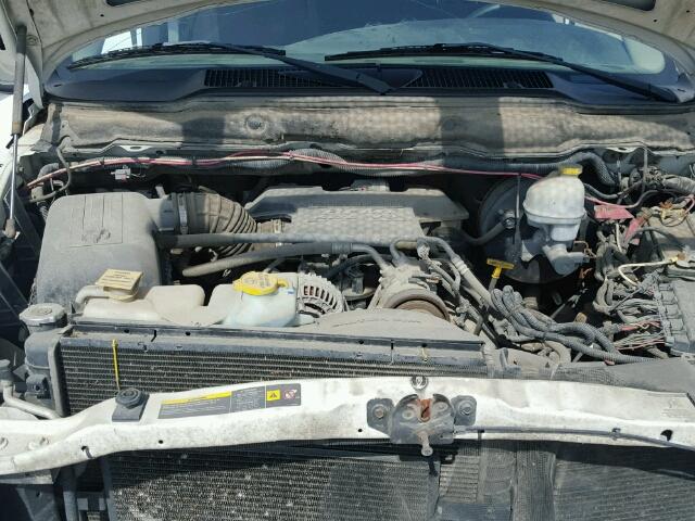 3D7KS28DX5G857439 - 2005 DODGE RAM 2500 S WHITE photo 7