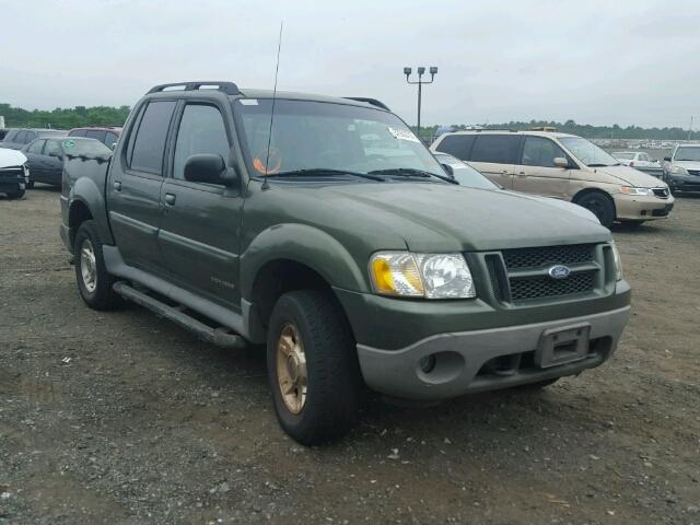 1FMZU77EX1UA90964 - 2001 FORD EXPLORER S GREEN photo 1