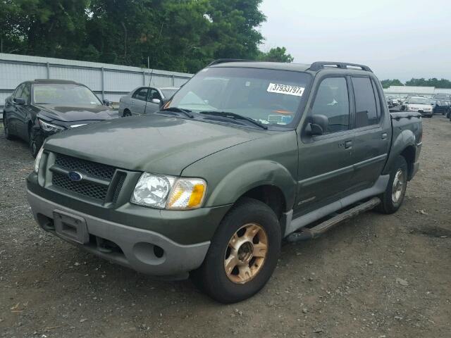 1FMZU77EX1UA90964 - 2001 FORD EXPLORER S GREEN photo 2