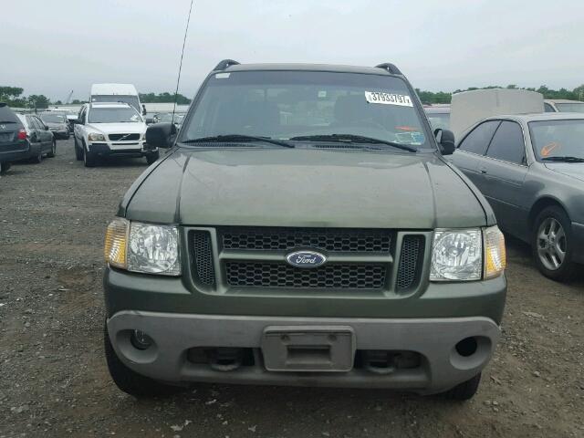 1FMZU77EX1UA90964 - 2001 FORD EXPLORER S GREEN photo 7