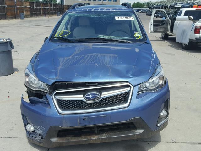 JF2GPABC9GH230057 - 2016 SUBARU CROSSTREK BLUE photo 9