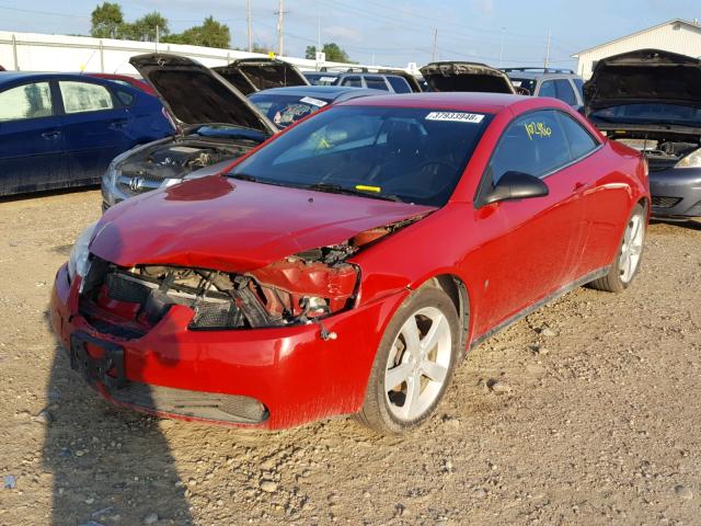 1G2ZH35NX74140215 - 2007 PONTIAC G6 GT RED photo 2