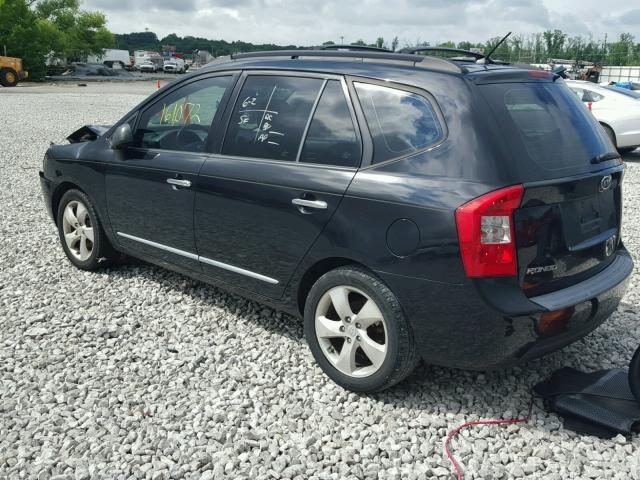 KNAFG526187206772 - 2008 KIA RONDO LX BLACK photo 3