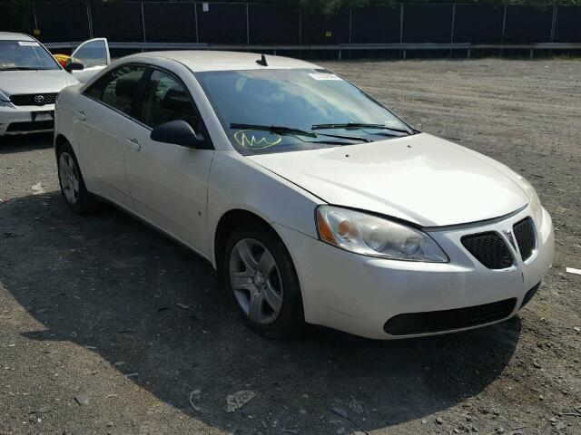 1G2ZG57B194177755 - 2009 PONTIAC G6 WHITE photo 1