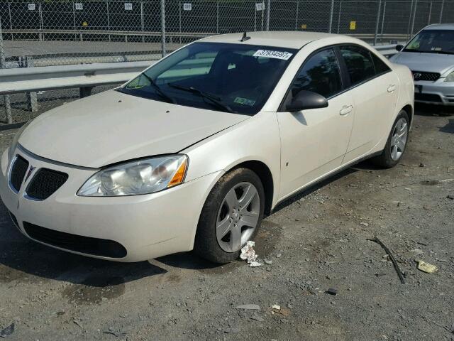 1G2ZG57B194177755 - 2009 PONTIAC G6 WHITE photo 2