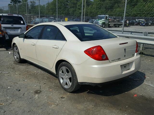 1G2ZG57B194177755 - 2009 PONTIAC G6 WHITE photo 3