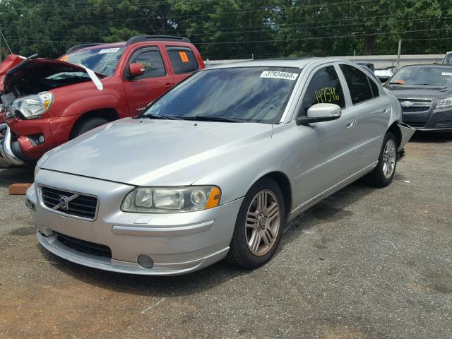 YV1RS592482690316 - 2008 VOLVO S60 2.5T SILVER photo 2