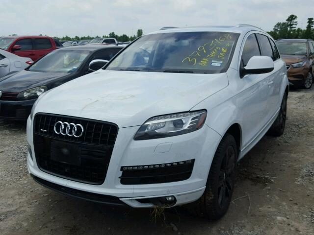 WA1VMAFE3DD003972 - 2013 AUDI Q7 PRESTIG WHITE photo 2